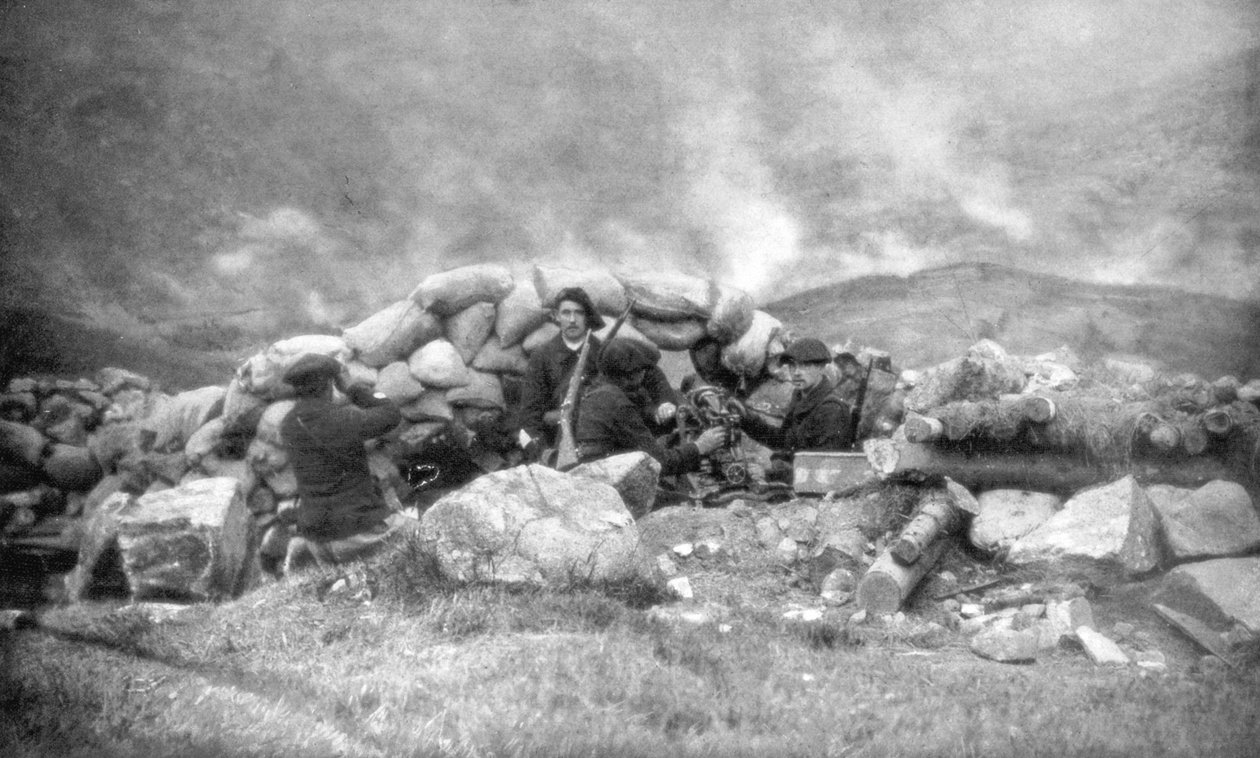 Francuscy Chasseurs Alpins walczący w Alzacji, czerwiec 1915, 1926 autorstwa Unbekannt