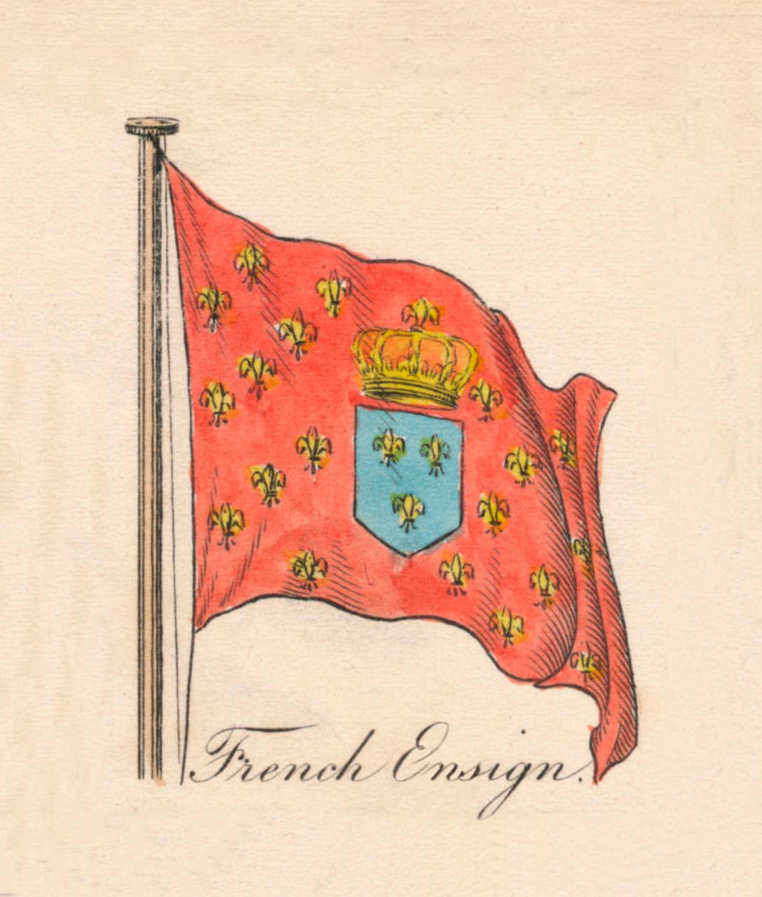 Chorąży francuski, 1838 autorstwa Unbekannt