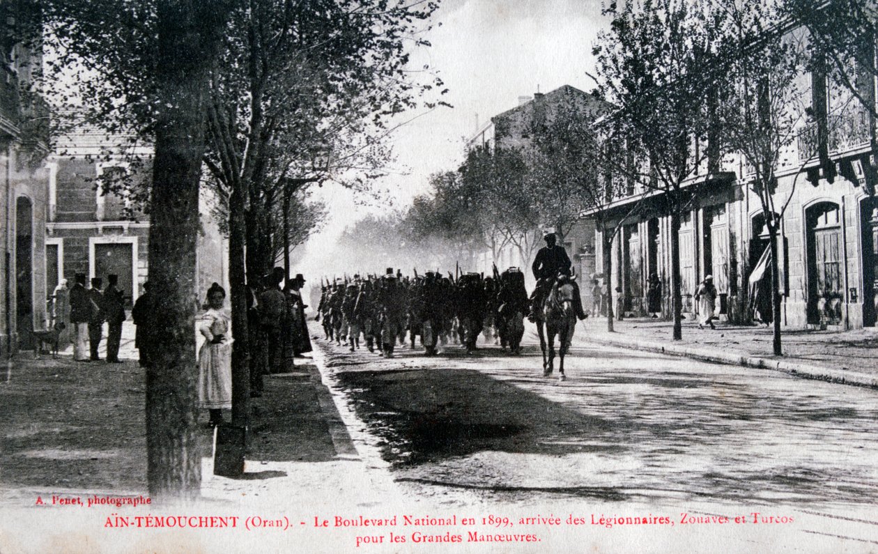 Francuska Legia Cudzoziemska, Ain Temouchent, Algieria, 1899 autorstwa Unbekannt