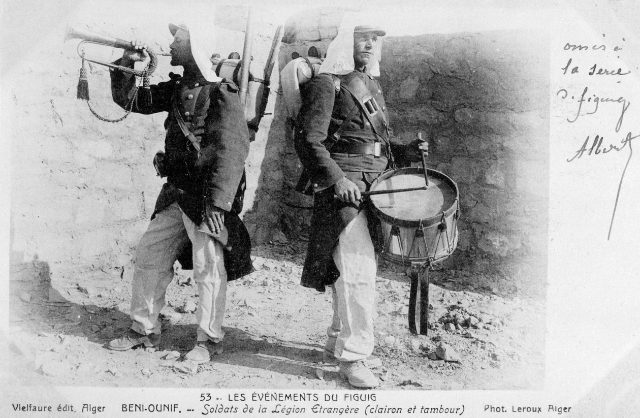 Francuska Legia Cudzoziemska, Beni Ounif, Algieria, 1904 autorstwa Unbekannt