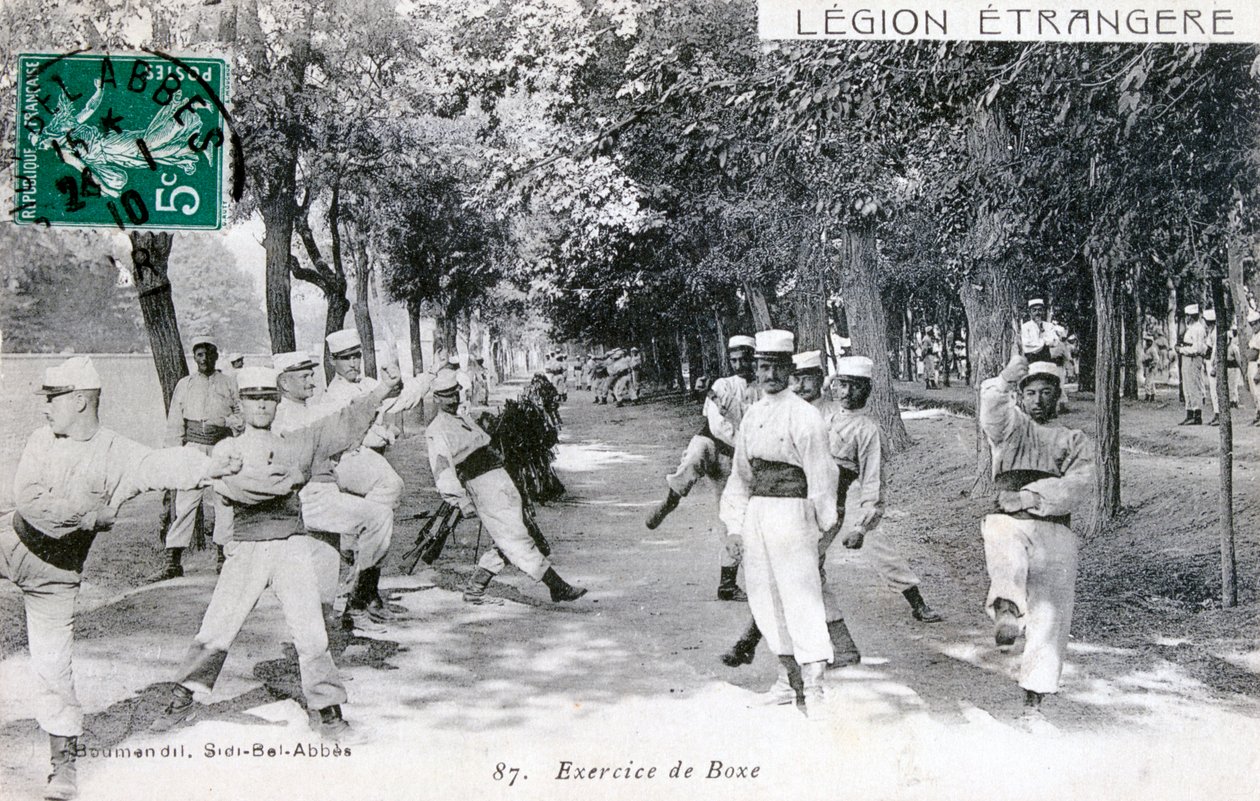 Francuska Legia Cudzoziemska, Sidi Bel Abbes, Algieria, 1910 autorstwa Unbekannt