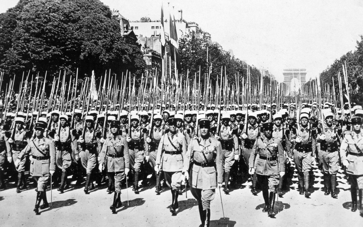 Przegląd Legii Cudzoziemskiej, Paryż, 14 lipca 1939 autorstwa Unbekannt
