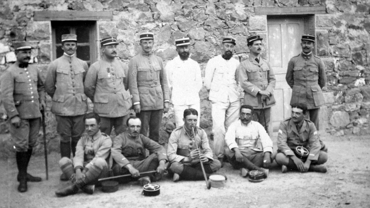 Francuscy Legioniści Cudzoziemcy, 1917 autorstwa Unbekannt