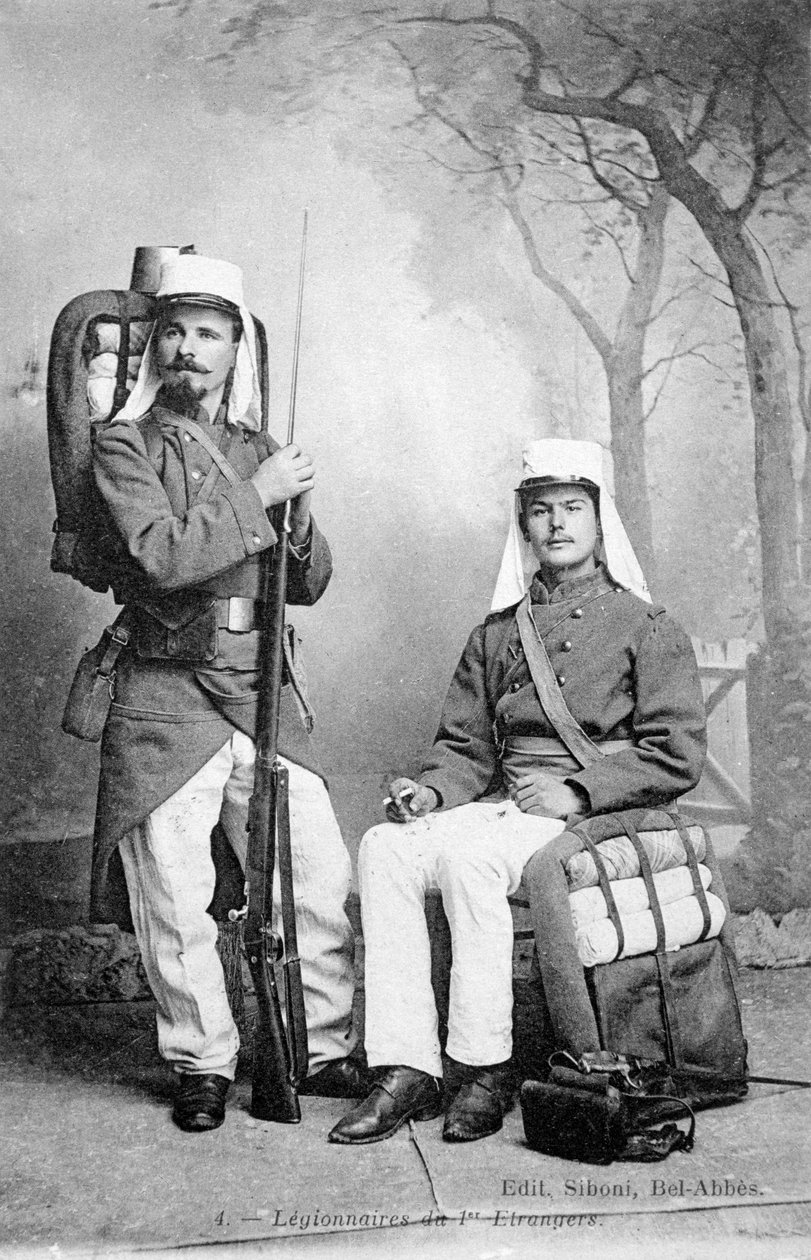 Francuscy Legioniści Cudzoziemcy, Sidi Bel Abbes, Algieria, 1915 autorstwa Unbekannt