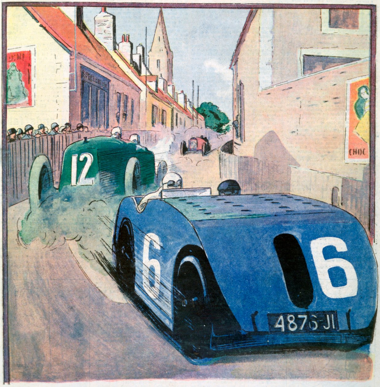 Grand Prix Francji, Circuit de Touraine, Tours, Francja, 1923 autorstwa Unbekannt