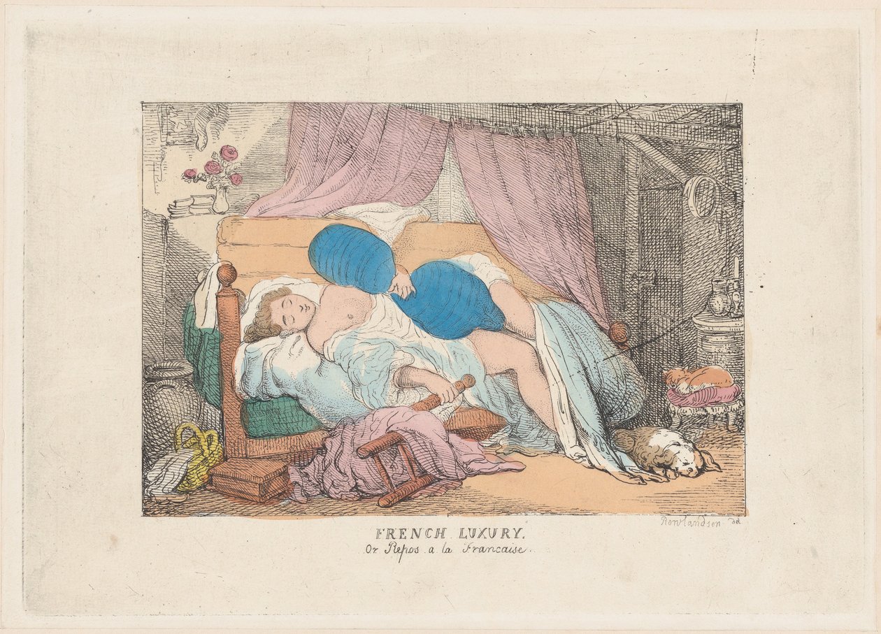 Francuski luksus, czyli Repos a la Francaise, 1800-20., 1800-20. autorstwa Unbekannt
