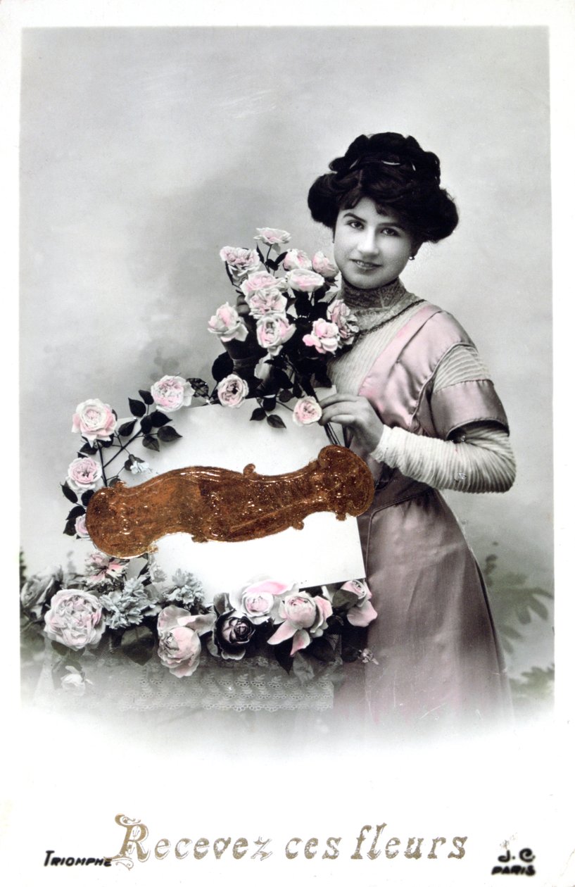 Pocztówka francuska, ok. 1900 autorstwa Unbekannt
