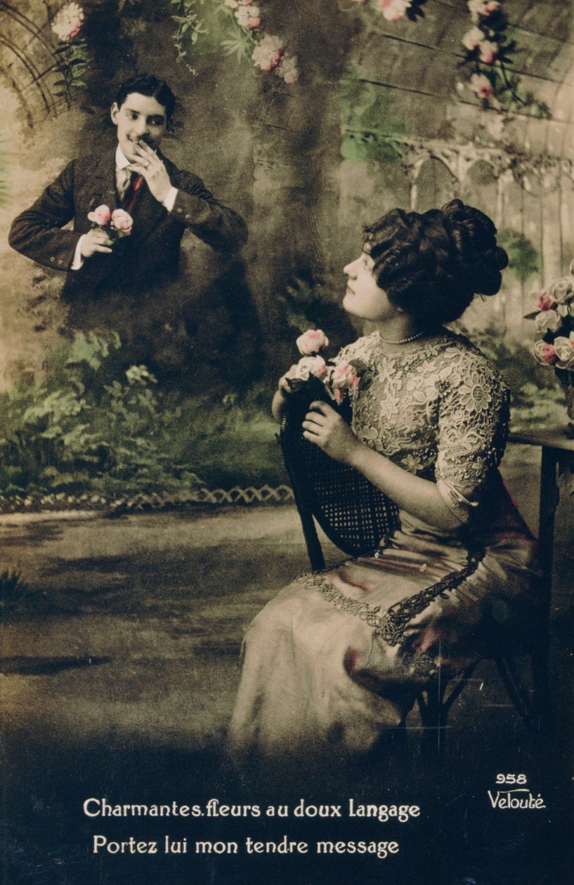 Pocztówka francuska, ok. 1900 autorstwa Unbekannt