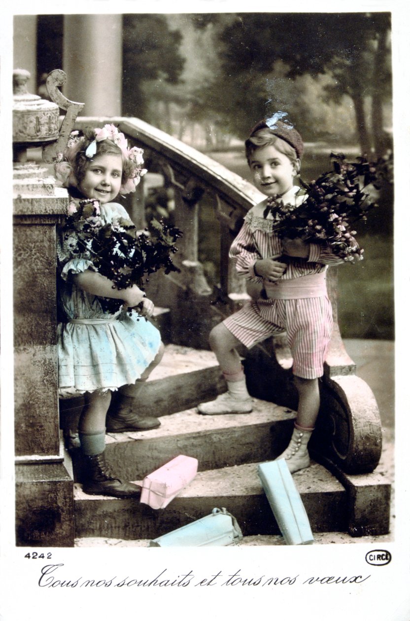 Pocztówka francuska, ok. 1900 autorstwa Unbekannt