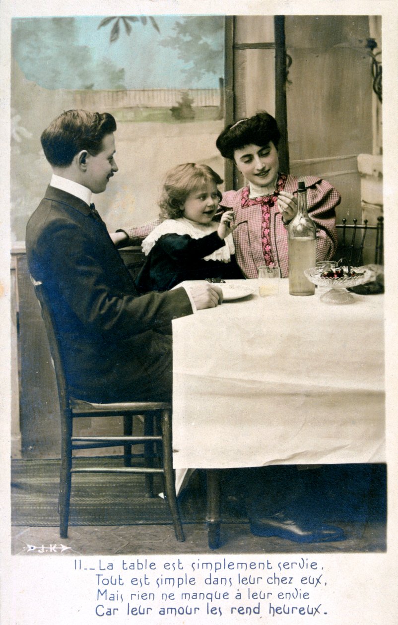 Pocztówka francuska, ok. 1900 autorstwa Unbekannt