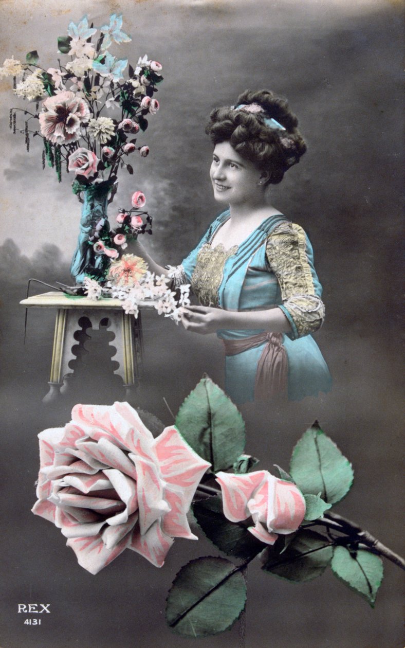 Pocztówka francuska, ok. 1900 autorstwa Unbekannt