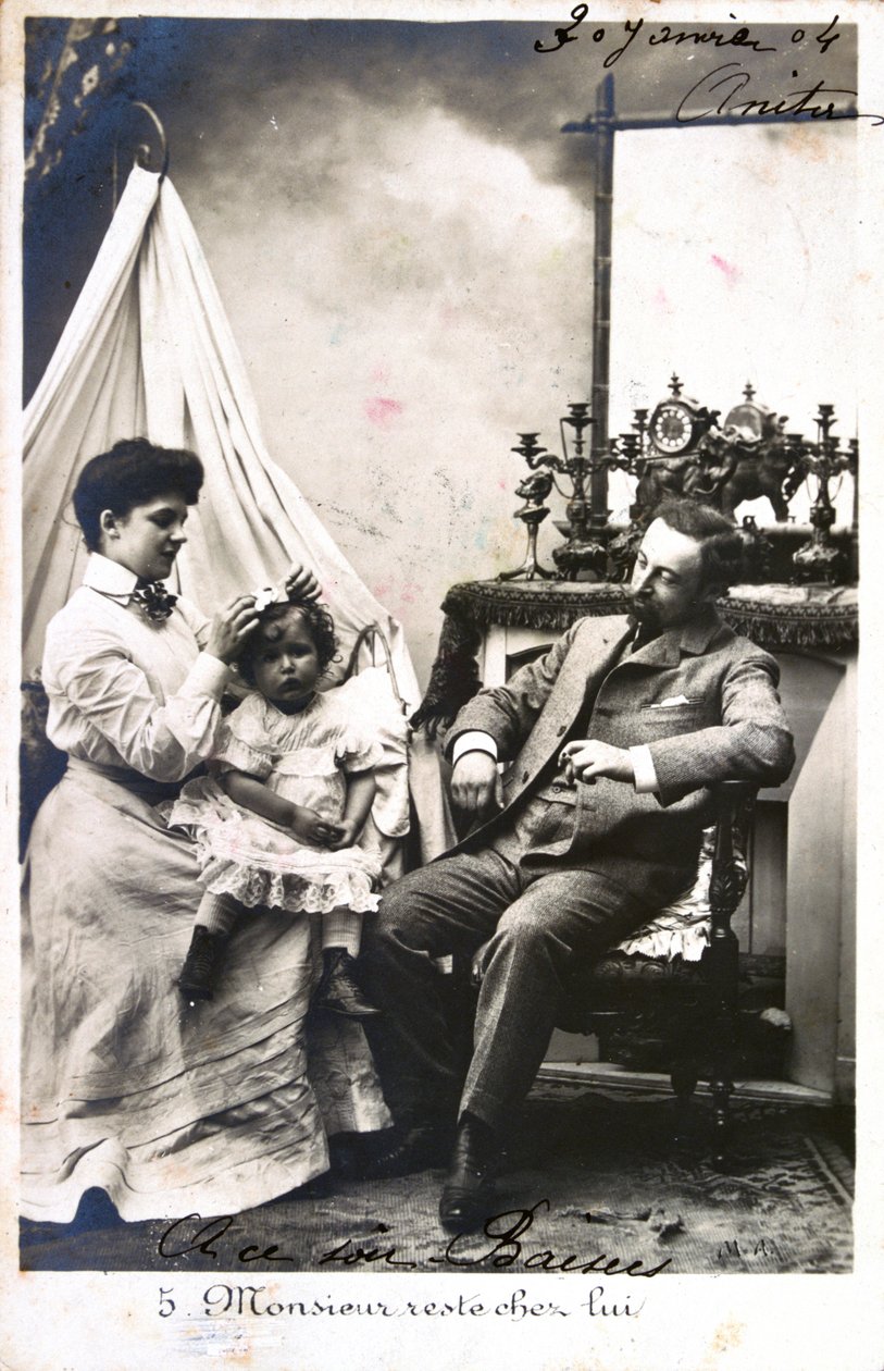 Pocztówka francuska, ok. 1900 autorstwa Unbekannt