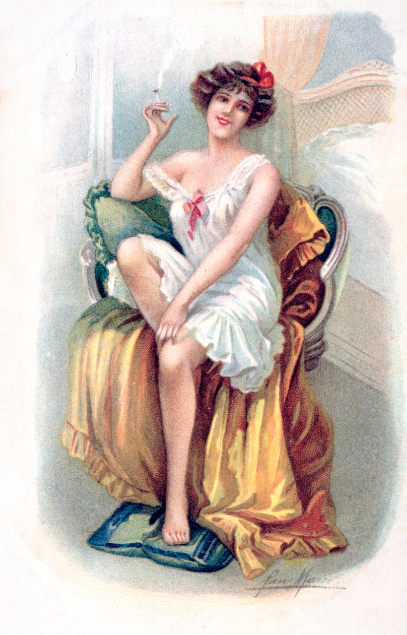 Pocztówka francuska, ok. 1900 autorstwa Unbekannt
