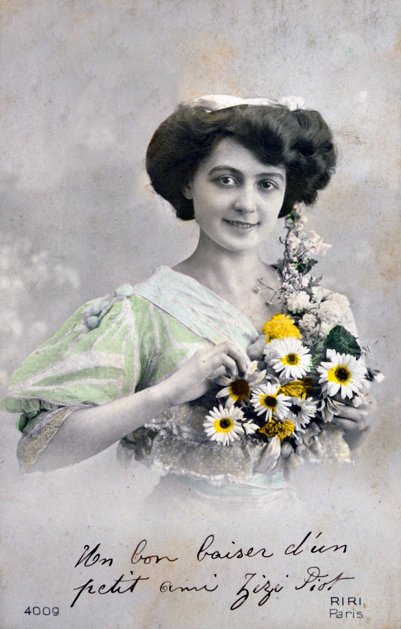 Pocztówka francuska, ok. 1900 autorstwa Unbekannt