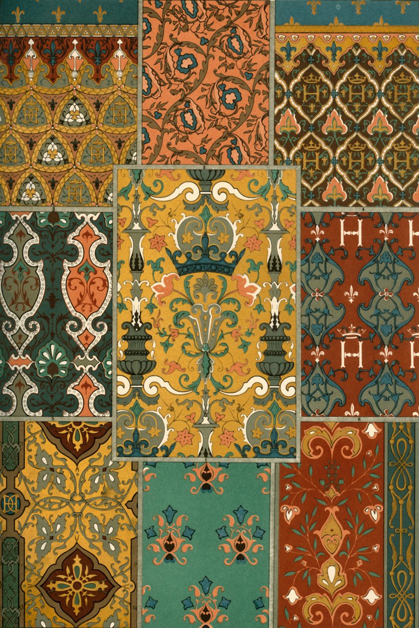 Francuski renesansowy obraz na dywanie, 1898. autorstwa Unbekannt