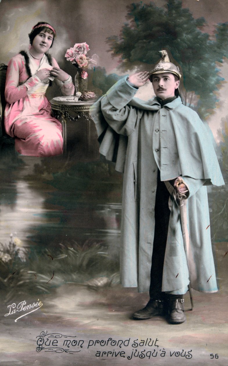 Pocztówka francuska z I wojny światowej, 1914-1918 autorstwa Unbekannt
