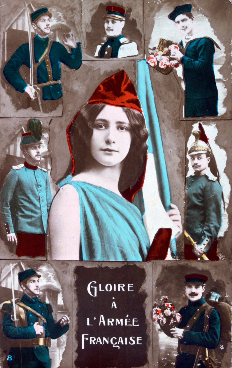 Pocztówka francuska z I wojny światowej, 1914-1918 autorstwa Unbekannt