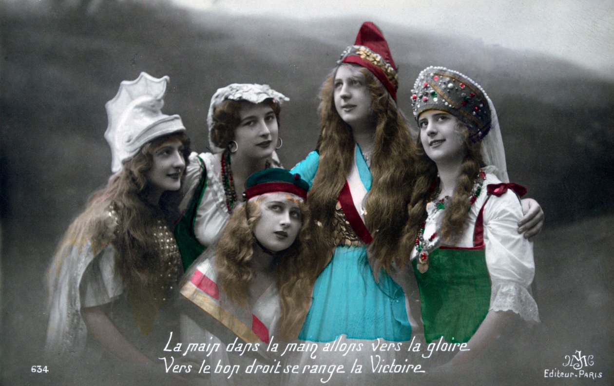 Pocztówka francuska z I wojny światowej, 1914-1918 autorstwa Unbekannt