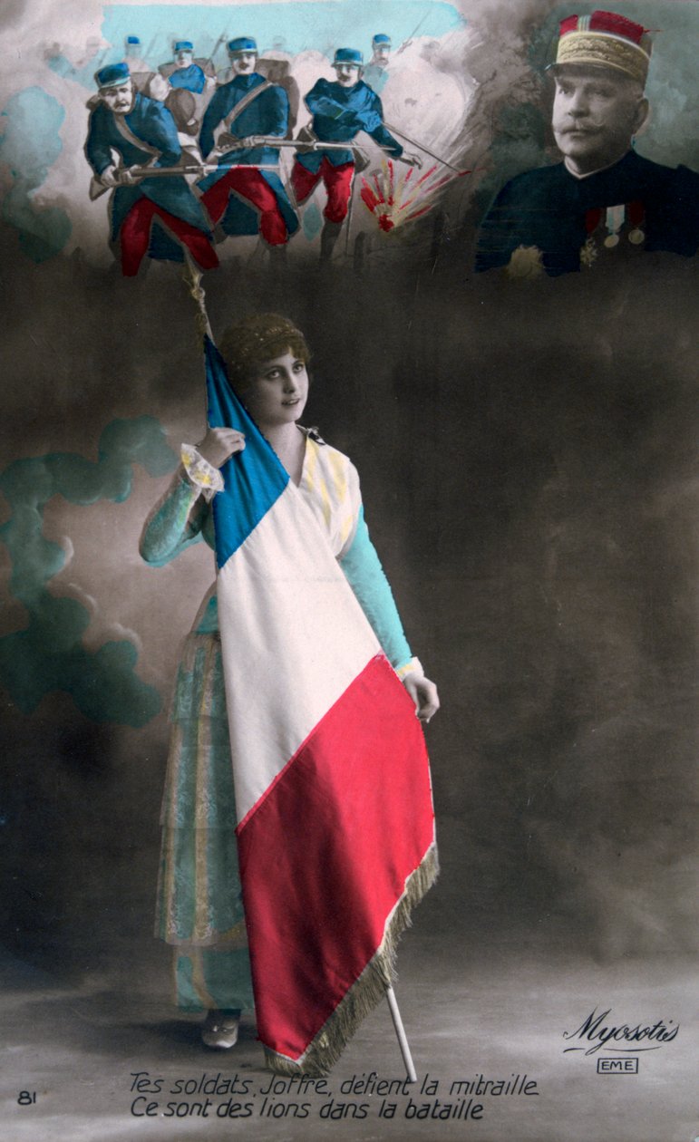 Pocztówka francuska z I wojny światowej, 1914-1918 autorstwa Unbekannt