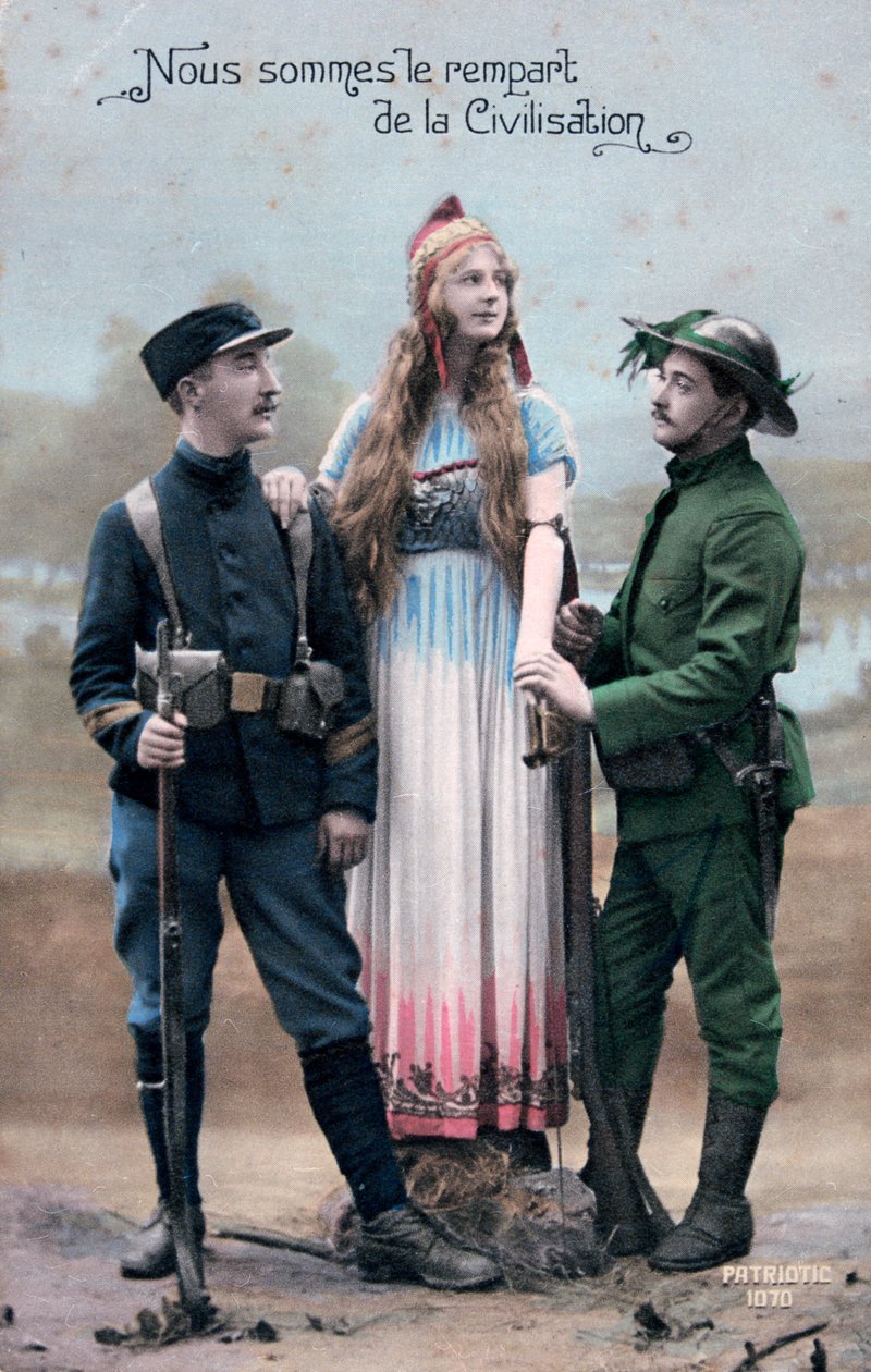 Pocztówka francuska z I wojny światowej, 1914-1918 autorstwa Unbekannt