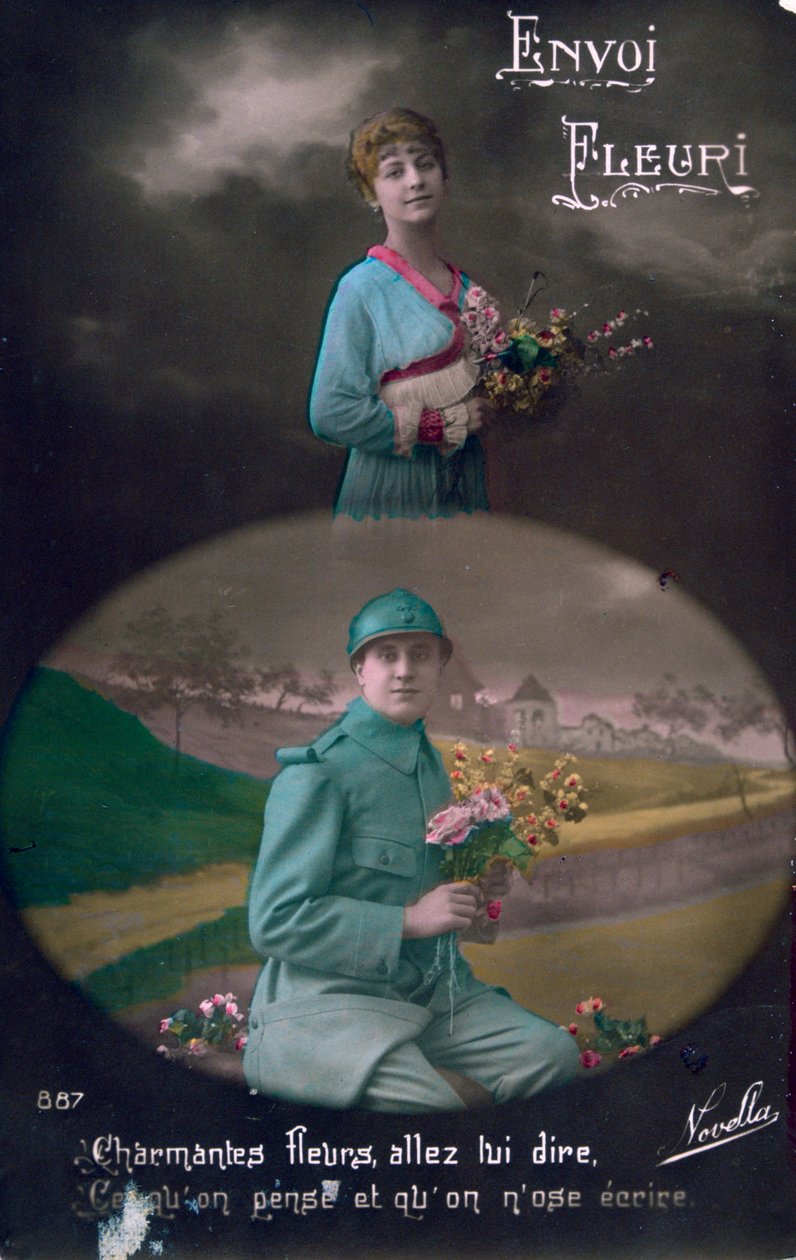 Pocztówka francuska z I wojny światowej, 1914-1918 autorstwa Unbekannt