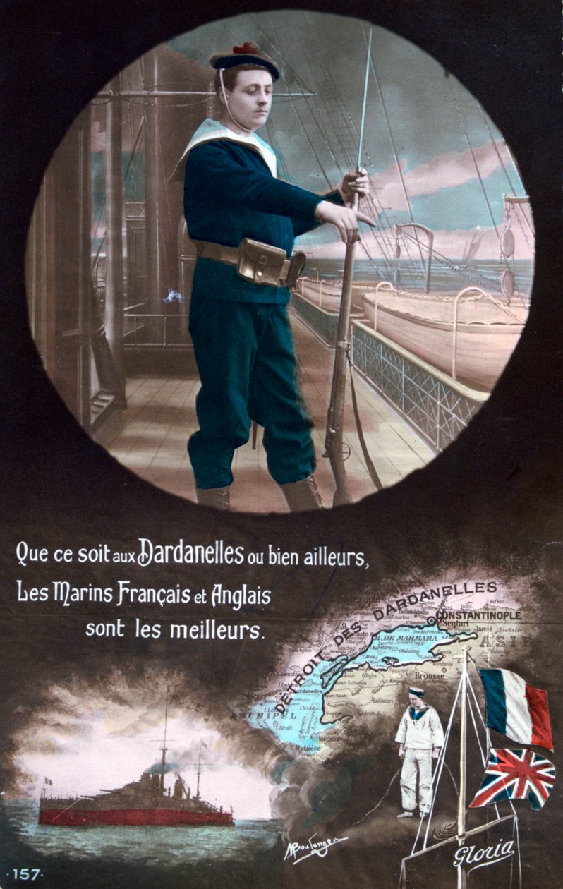 Pocztówka francuska z I wojny światowej, 1914-1918 autorstwa Unbekannt