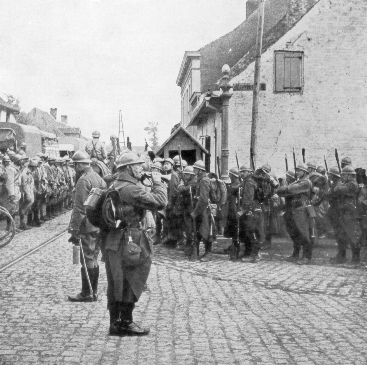 wojska francuskie i belgijskie, Flandria, c1917 autorstwa Unbekannt