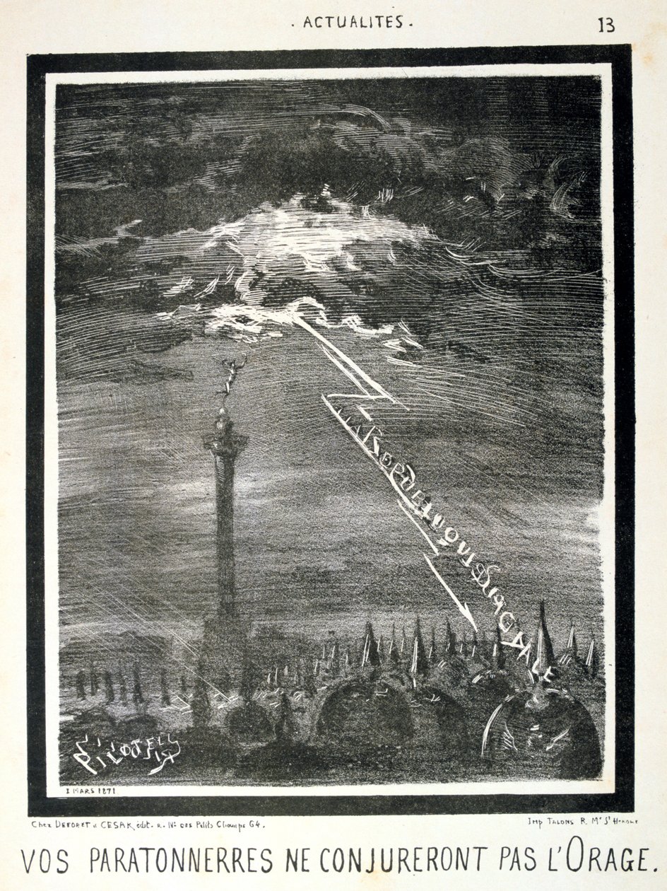 Francuski karykatura antypruska, 1871. autorstwa Unbekannt