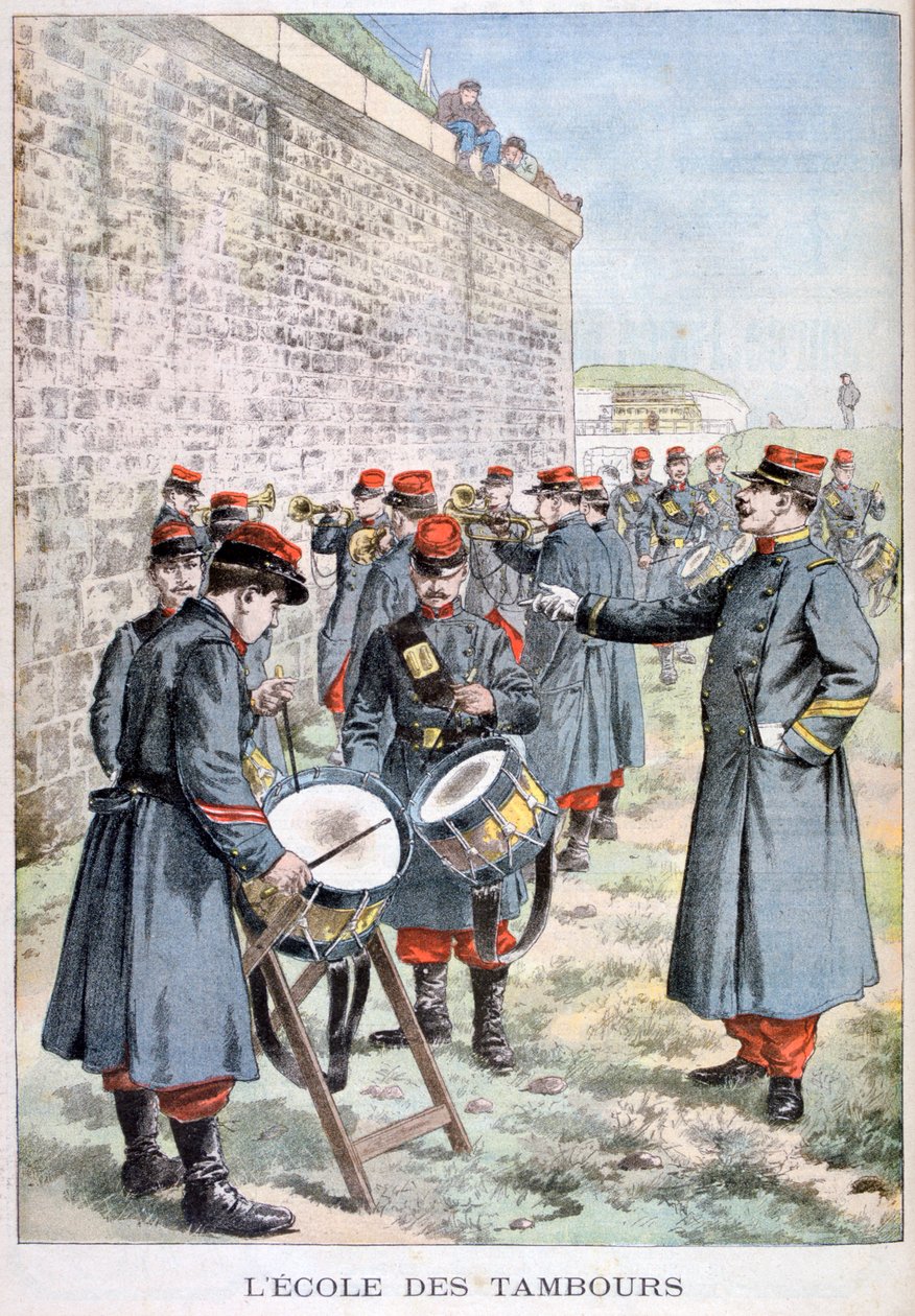 Szkoła bębnowa armii francuskiej, 1903 autorstwa Unbekannt