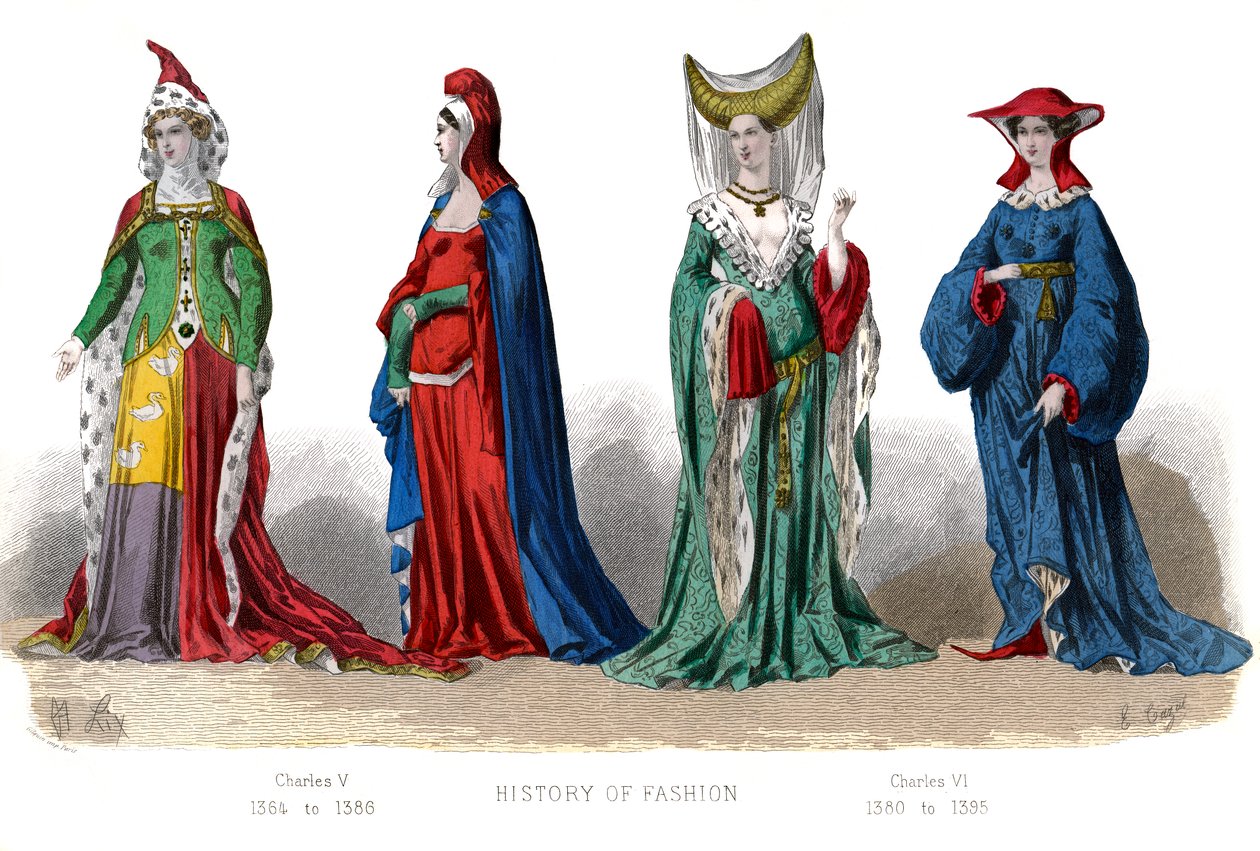 Strój francuski: Karol V, Karol VI, 1882 autorstwa Unbekannt