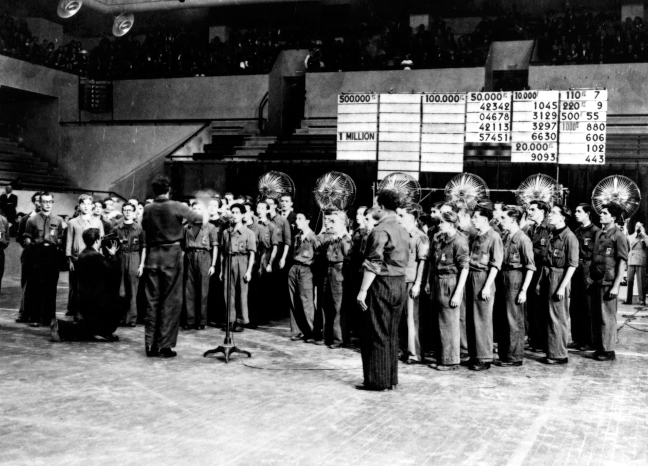 Losowanie francuskiej loterii narodowej, okupowany przez Niemców Paryż, sierpień 1941 autorstwa Unbekannt