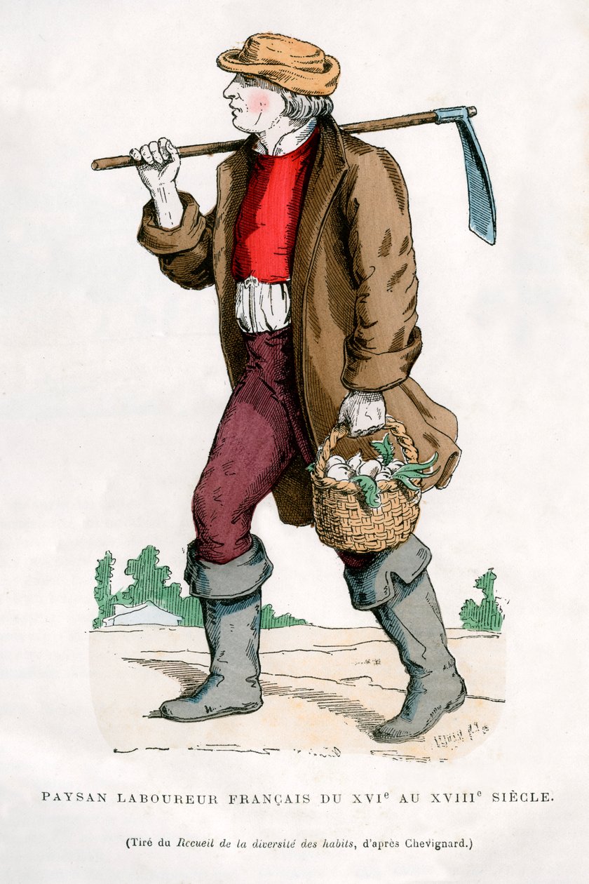 Francuski robotnik chłopski, XVI w. 1882-1884 autorstwa Unbekannt