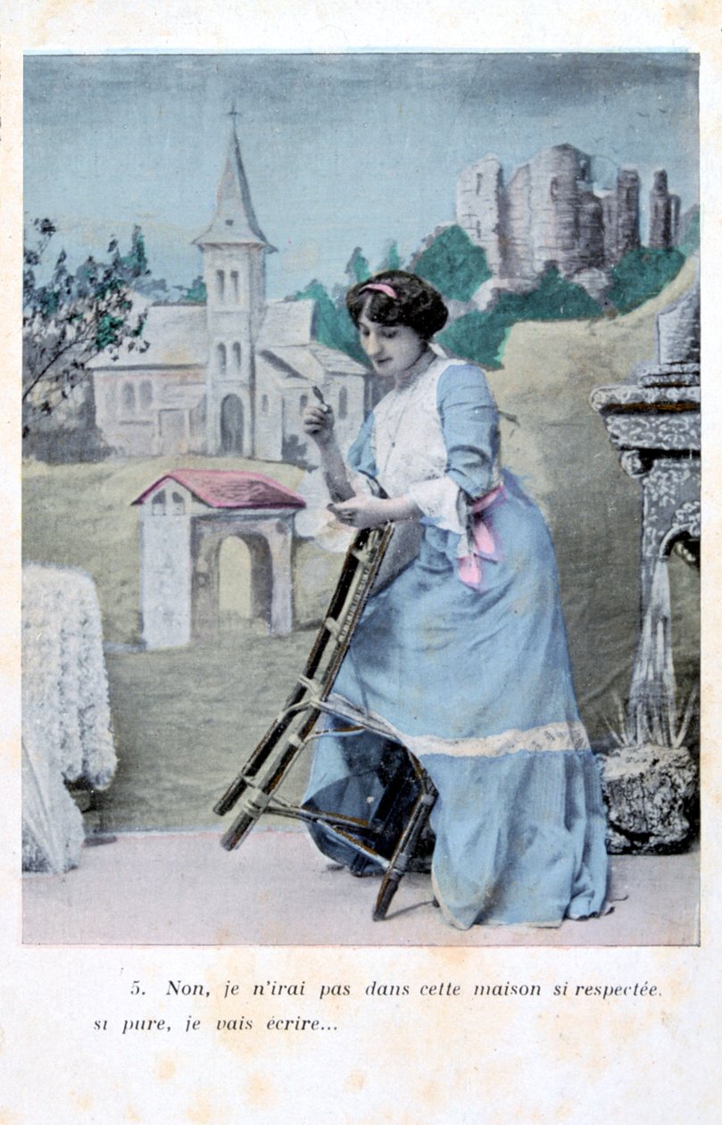 Pocztówka francuska, ok. 1900 autorstwa Unbekannt