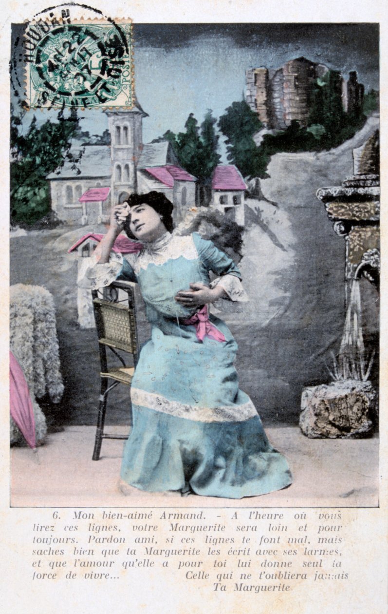 Pocztówka francuska, ok. 1900 autorstwa Unbekannt
