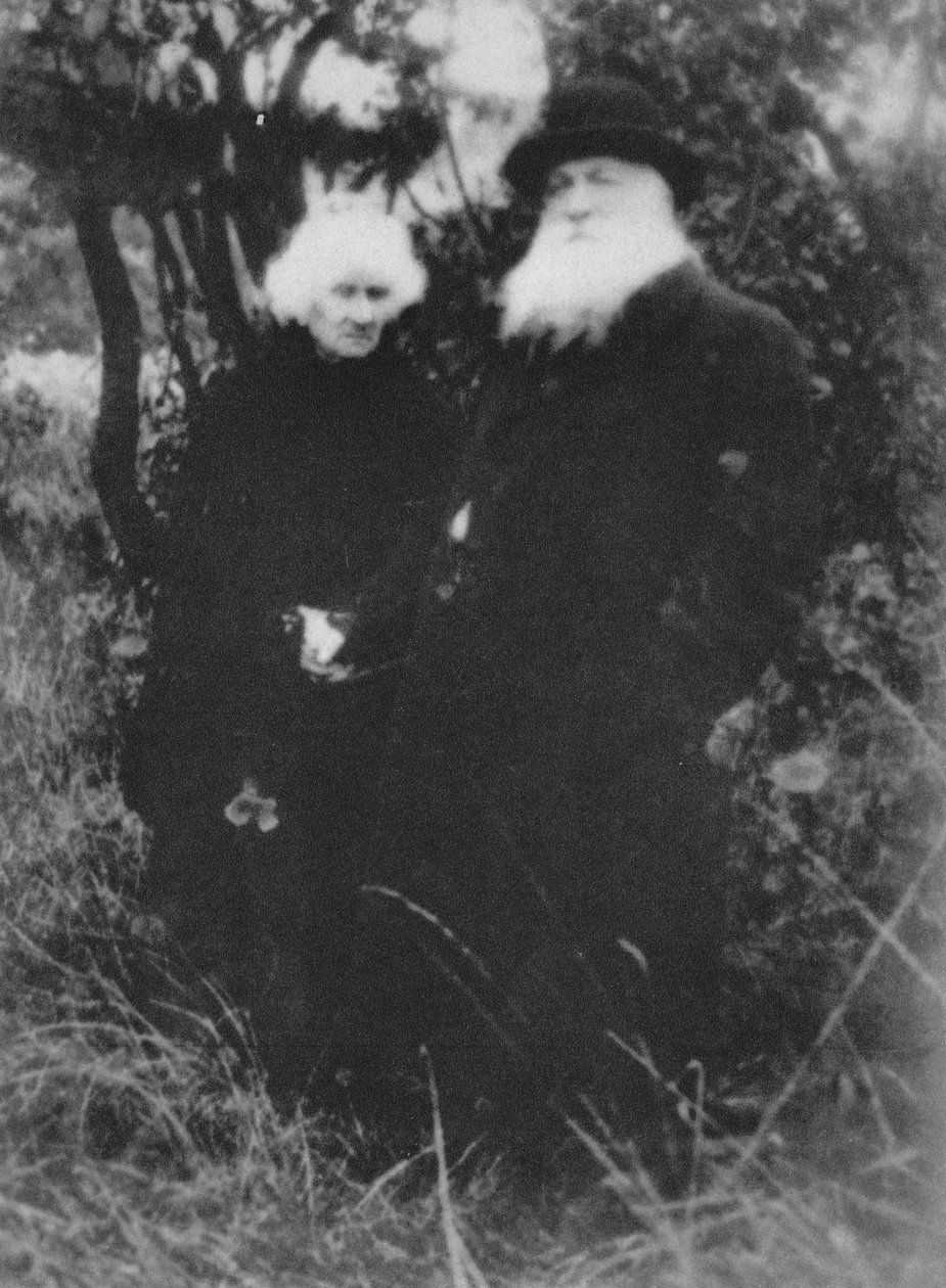 Francuski rzeźbiarz Auguste Rodin sfotografowany w parku swojej willi w Meudon, 1916, 1939 autorstwa Unbekannt