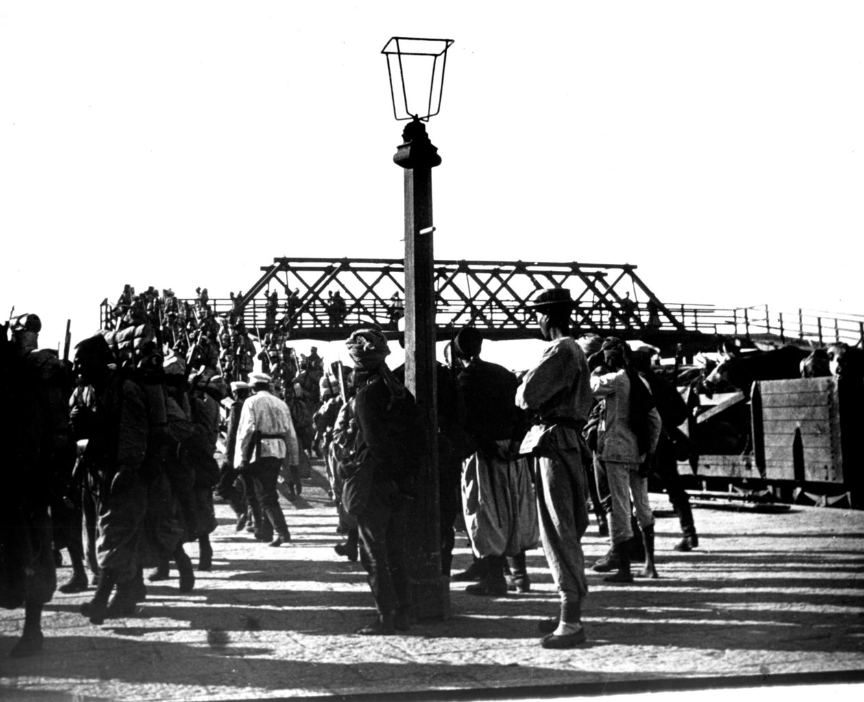 Wojska francuskie, Tientsin, Chiny, 1900 autorstwa Unbekannt