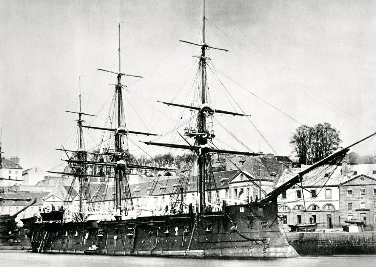 Francuski okręt wojenny, lOcean, 1868 autorstwa Unbekannt