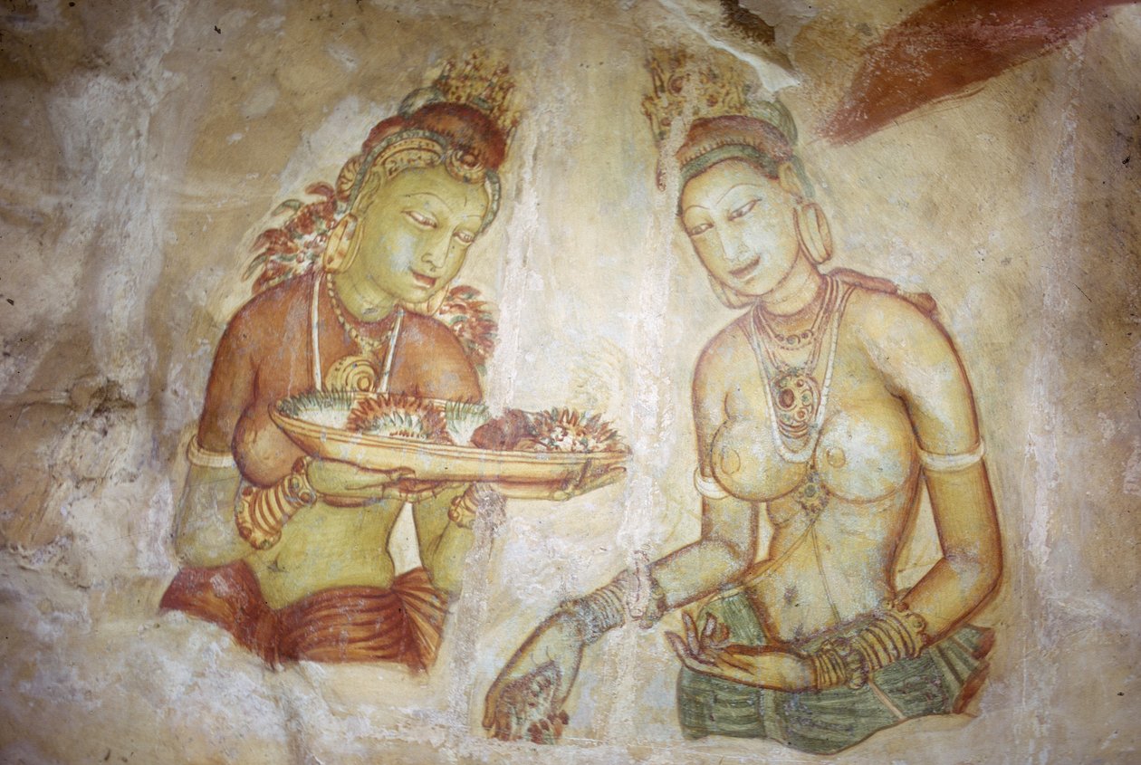 Fresk/Panie Sigiriya/Sri Lanka autorstwa Unbekannt