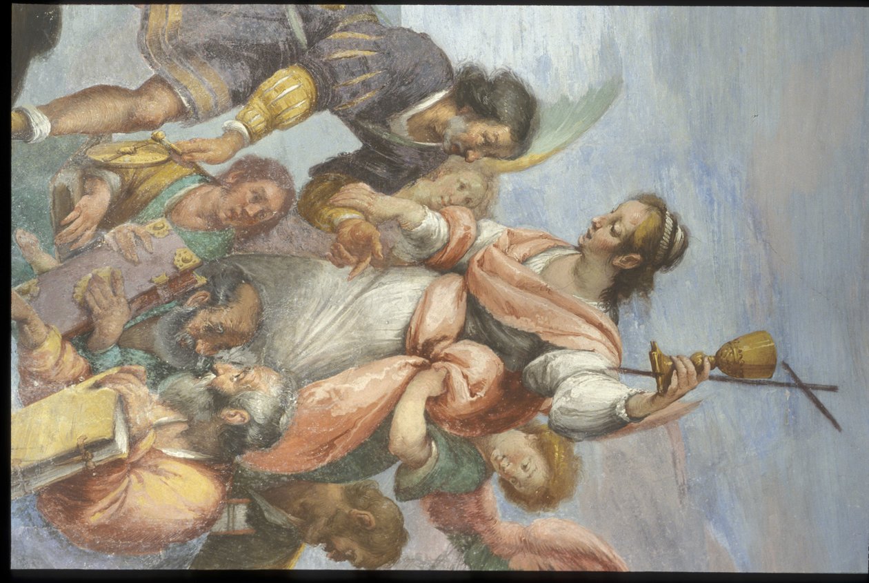 Freski w Palazzo Lomellino, Genua, Liguria, Włochy autorstwa Unbekannt