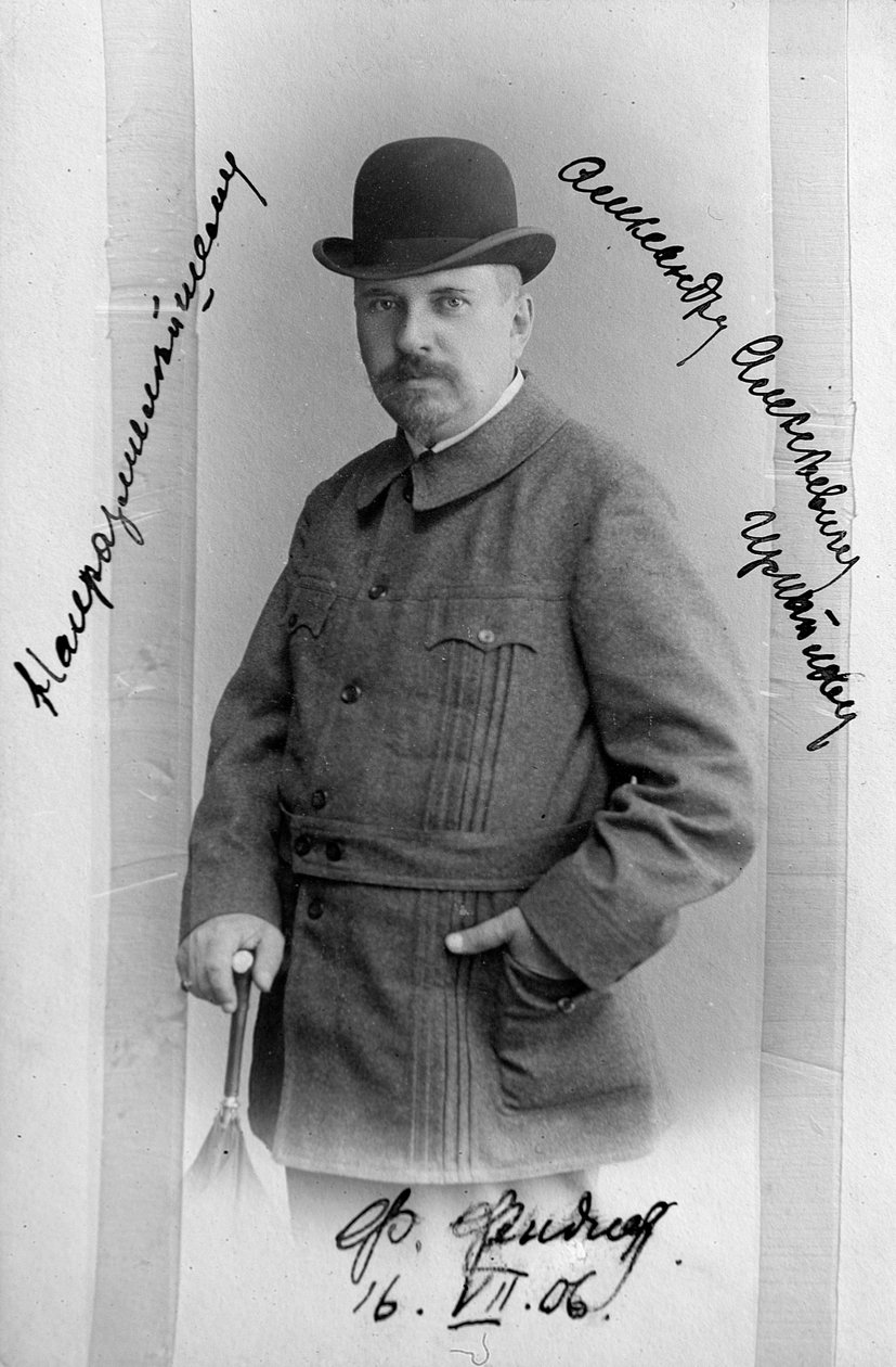 Friedrich Fiodor Fiedler, tłumacz poezji rosyjskiej, ok. 1906 autorstwa Unbekannt