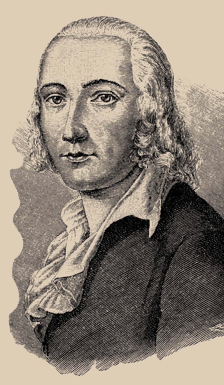 Friedrich Hölderlin 1770-1843. autorstwa Unbekannt