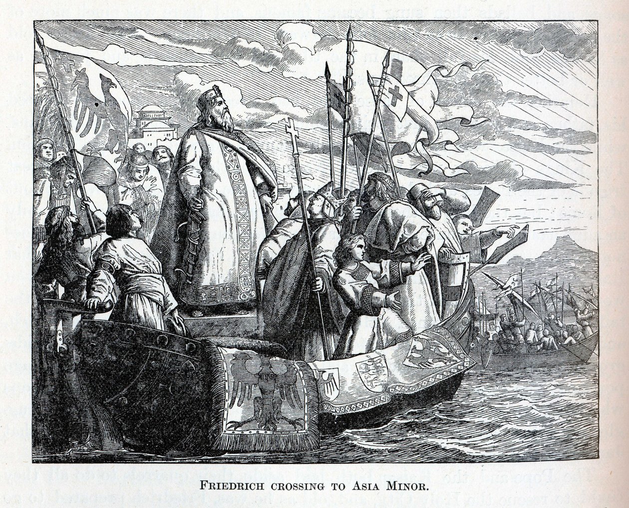 Przejście Friedricha do Azji Mniejszej, 1882 r. autorstwa Unbekannt