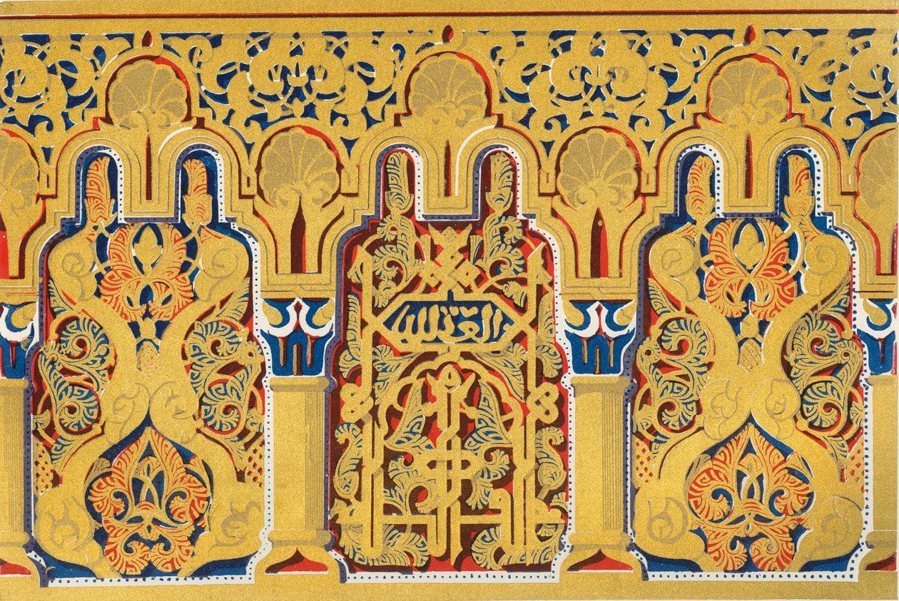 Fryz w górnej izbie, House of Sanchez, 1907. autorstwa Unbekannt