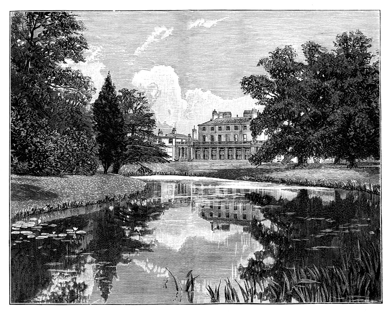 Frogmore House, w pobliżu zamku Windsor, Berkshire autorstwa Unbekannt