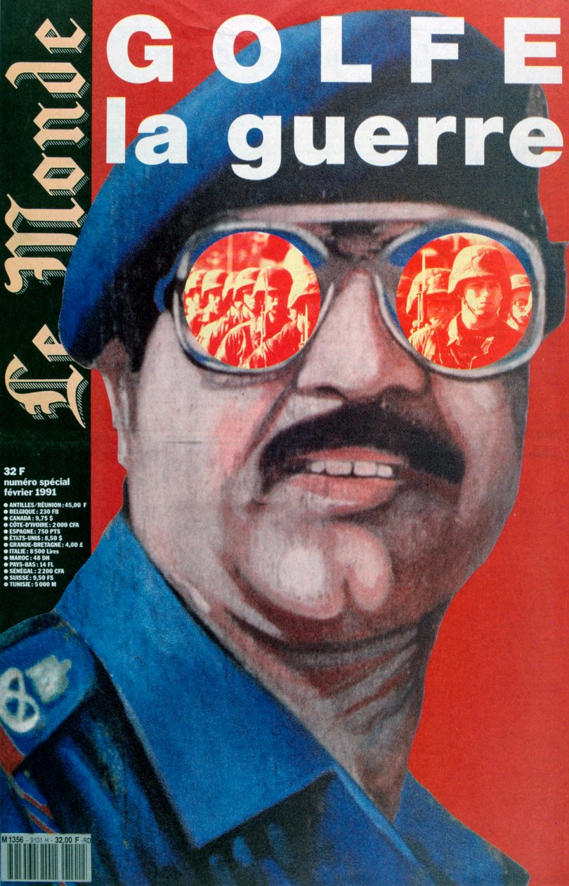 Okładka Le Monde, luty 1991 autorstwa Unbekannt