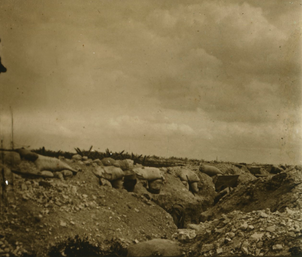 Linia frontu, Jonchery, północna Francja, c1914-c1918 autorstwa Unbekannt
