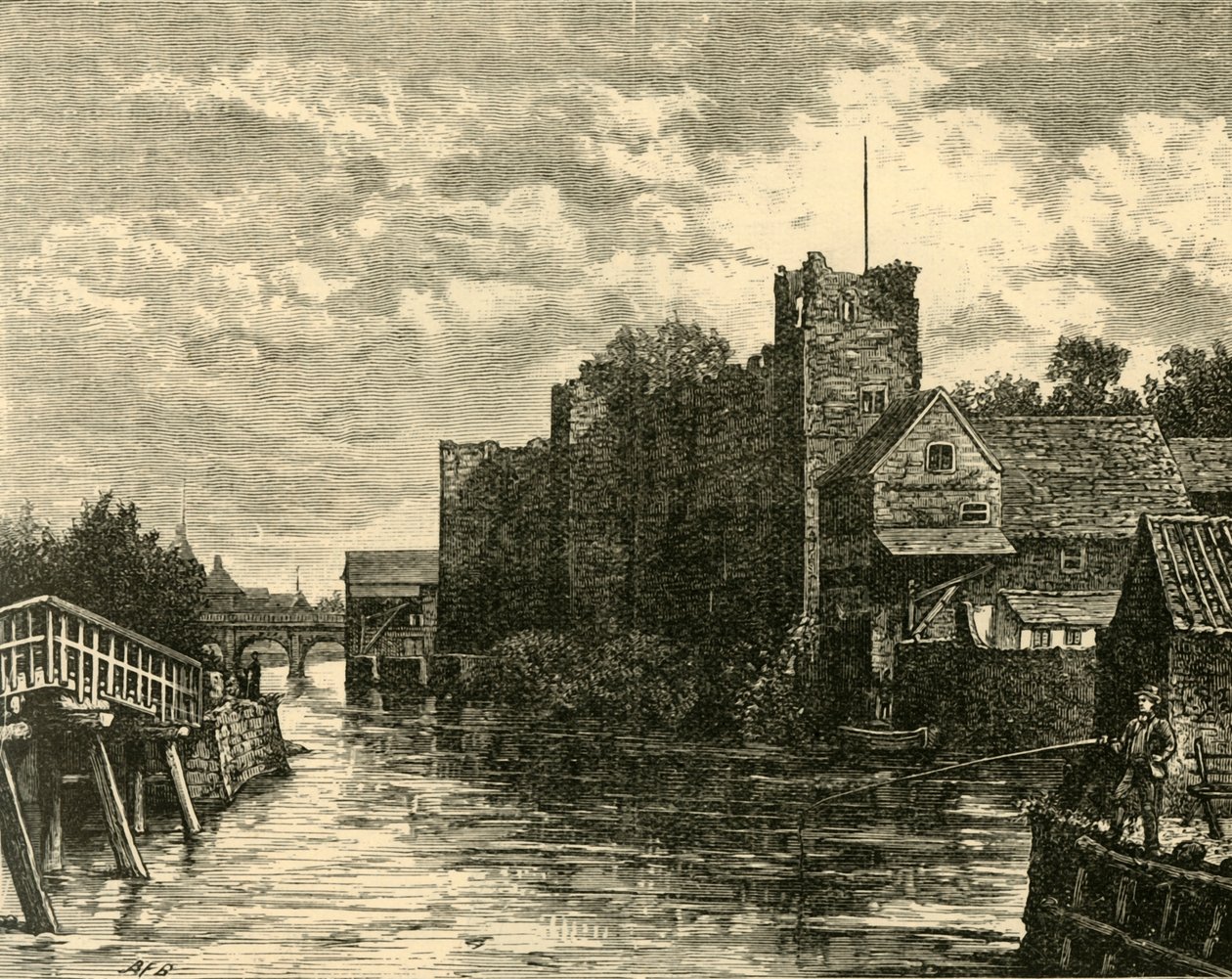 Front zamku Newark, 1898. autorstwa Unbekannt