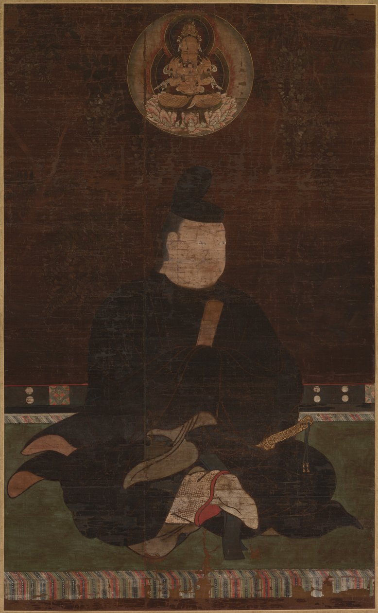 Fujiwara no Muchi Maro, 1200 lub 1300. autorstwa Unbekannt