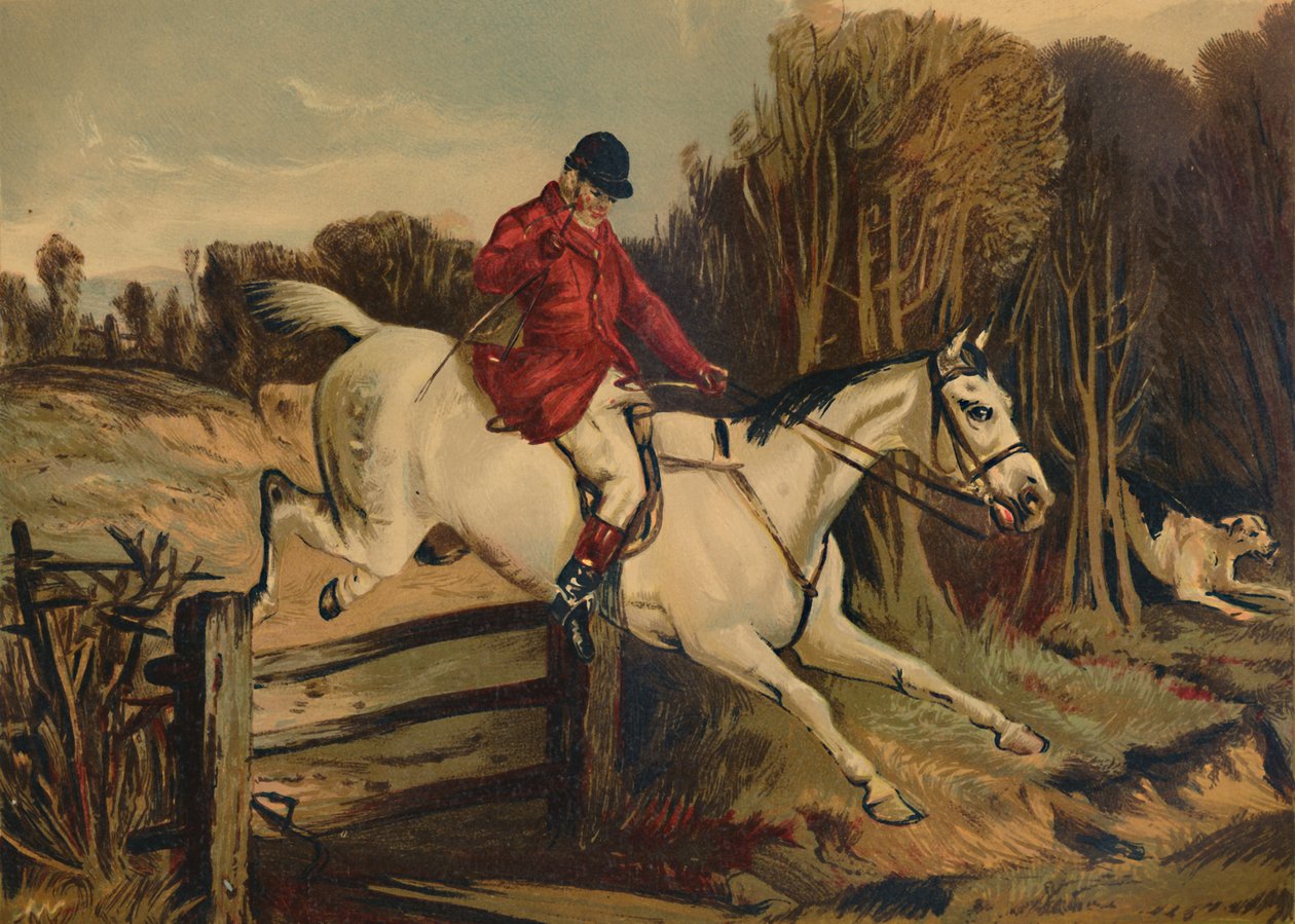 Full Cry - Tom Clarke, Łowca Starego Berkshire, c1879. autorstwa Unbekannt