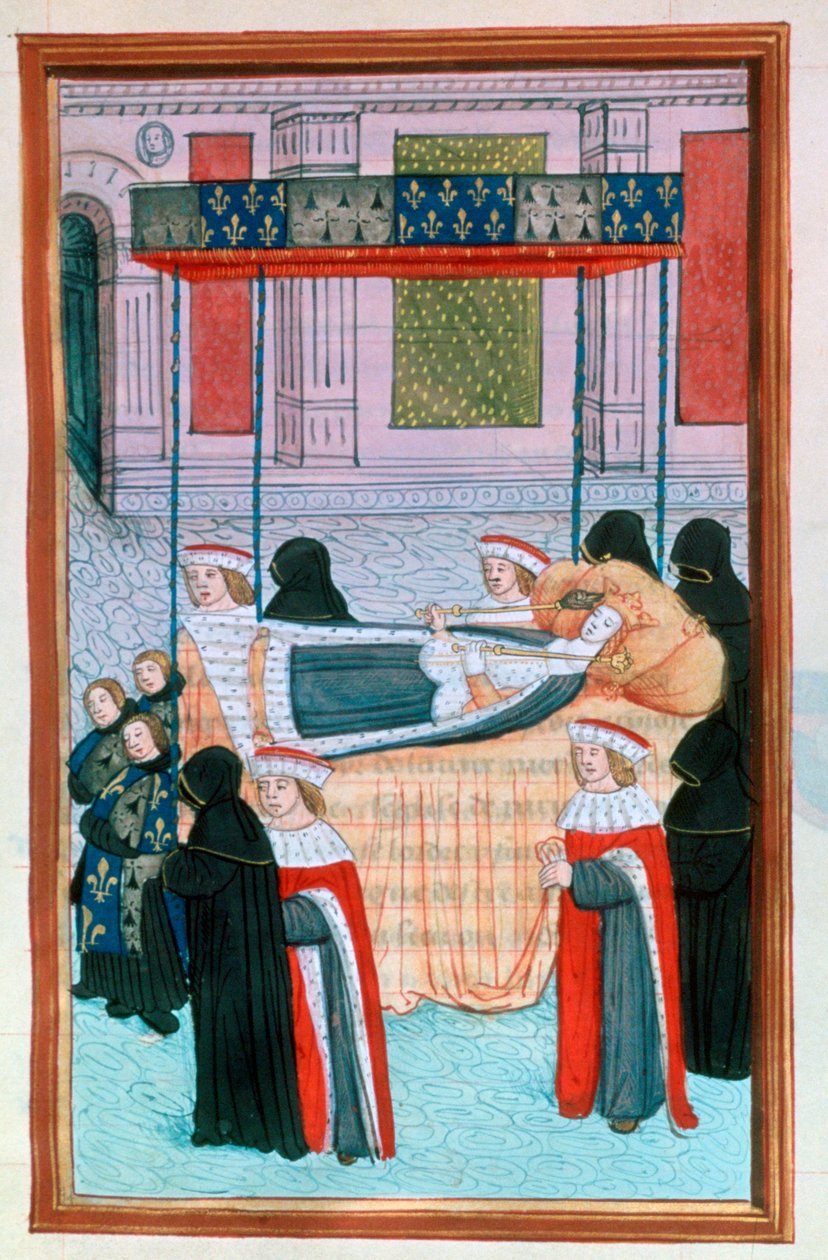 Pogrzeb Anny Bretanii, Paryż, 1514, XVI w. autorstwa Unbekannt